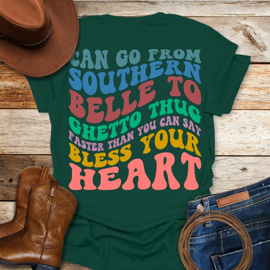 Blessed Southern Belle T-Shirt (Colored ver.)
