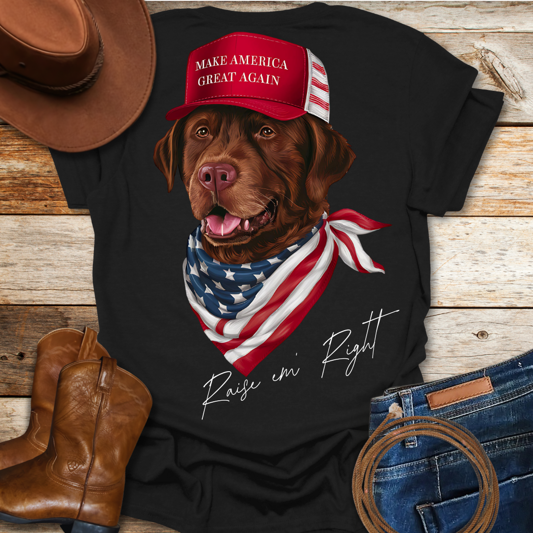 MAGA Chocolate Lab T-Shirt