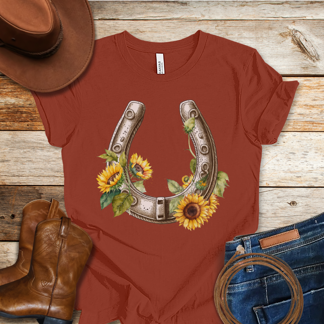 Horseshoes & Daisies T-Shirt