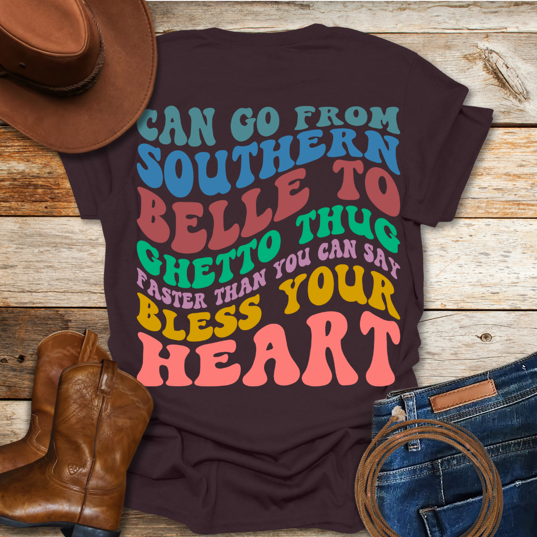 Blessed Southern Belle T-Shirt (Colored ver.)