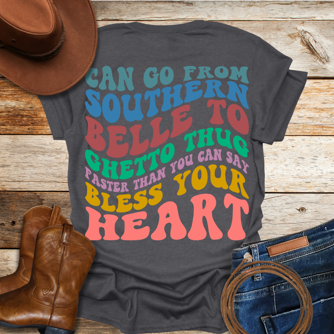 Blessed Southern Belle T-Shirt (Colored ver.)