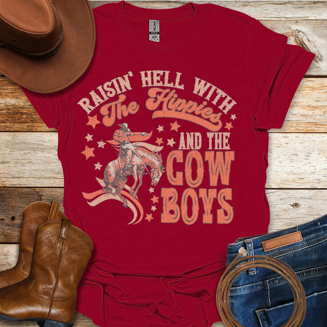 Raising Hell with Hippies T-Shirt