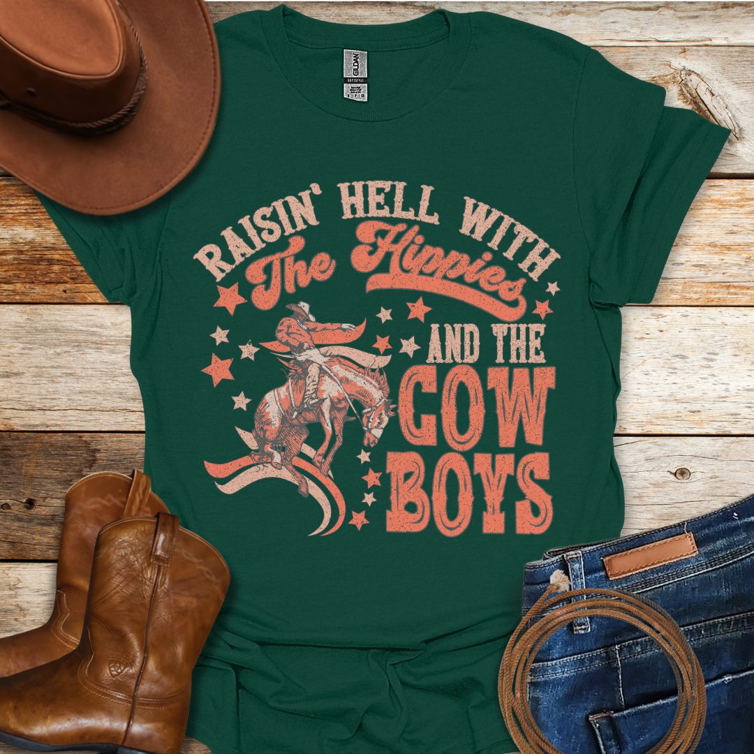 Raising Hell with Hippies T-Shirt