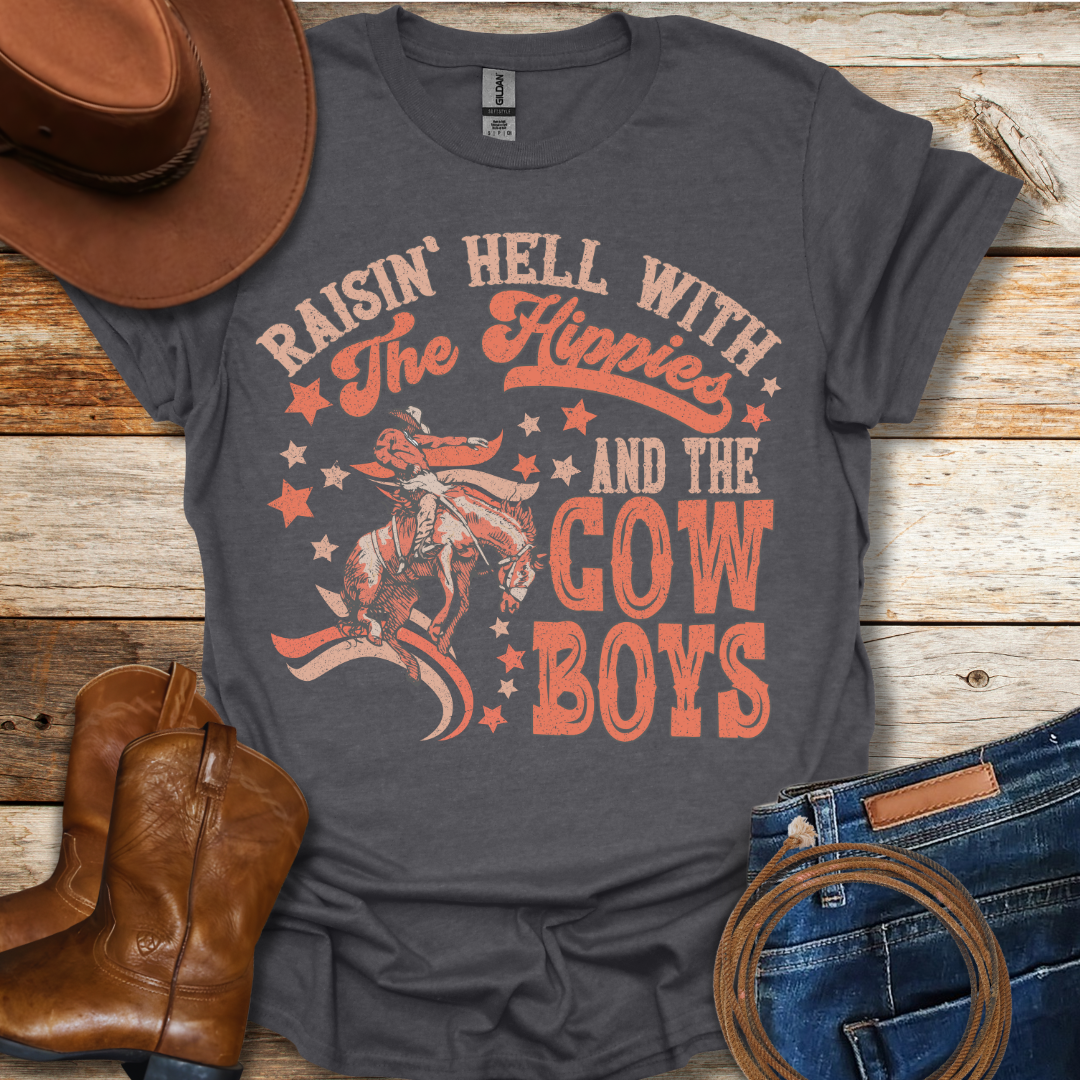 Raising Hell with Hippies T-Shirt