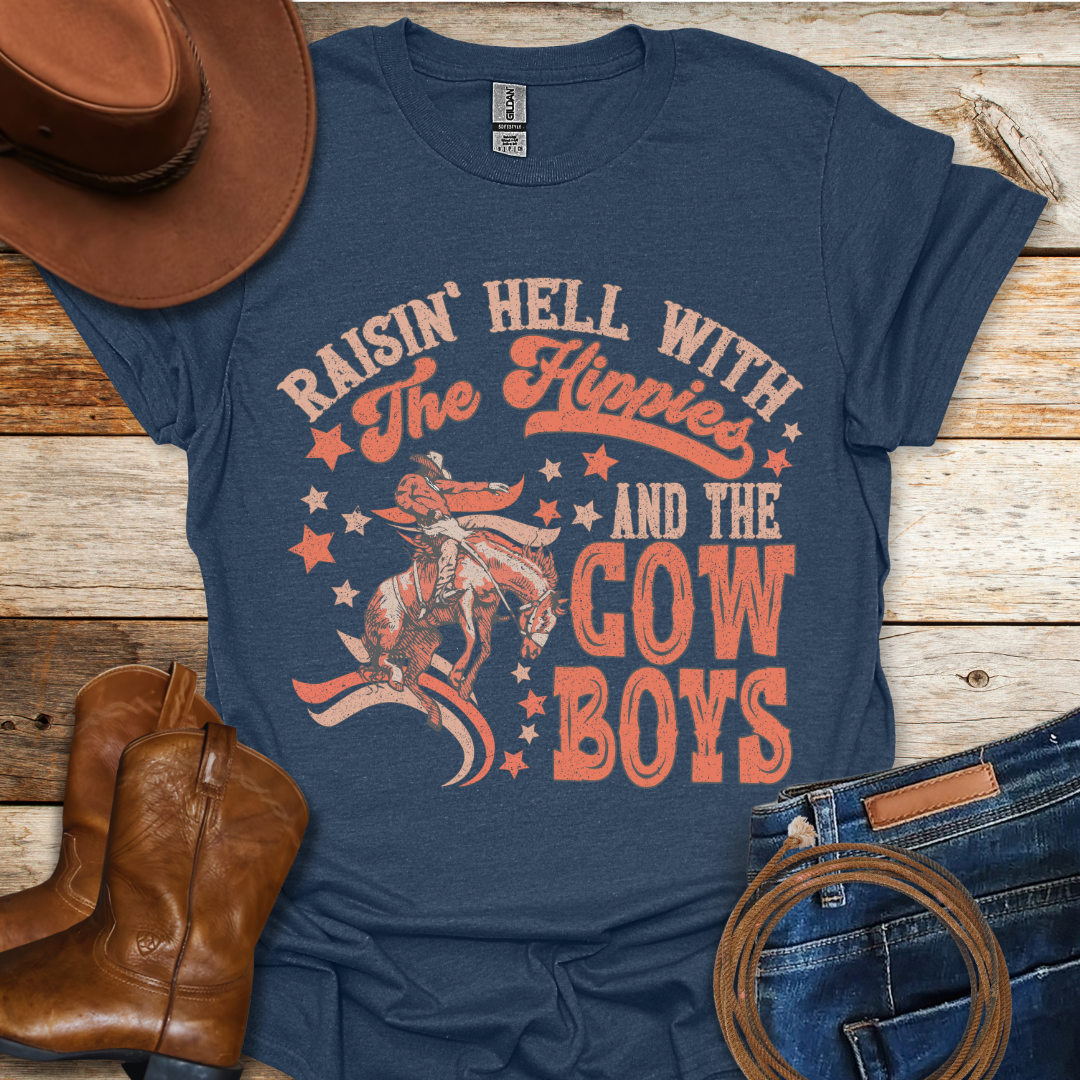 Raising Hell with Hippies T-Shirt