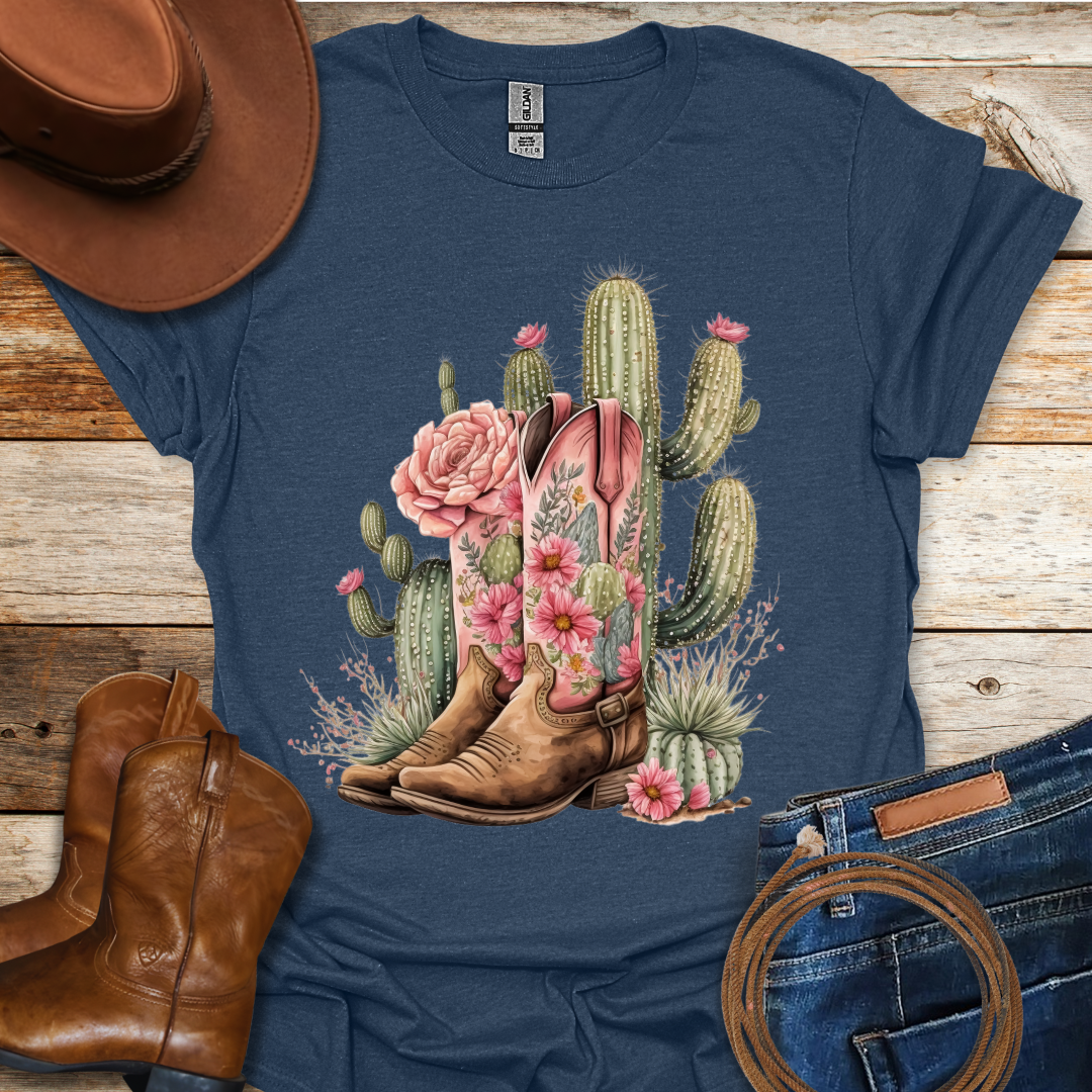 Cactus Boots T-Shirt