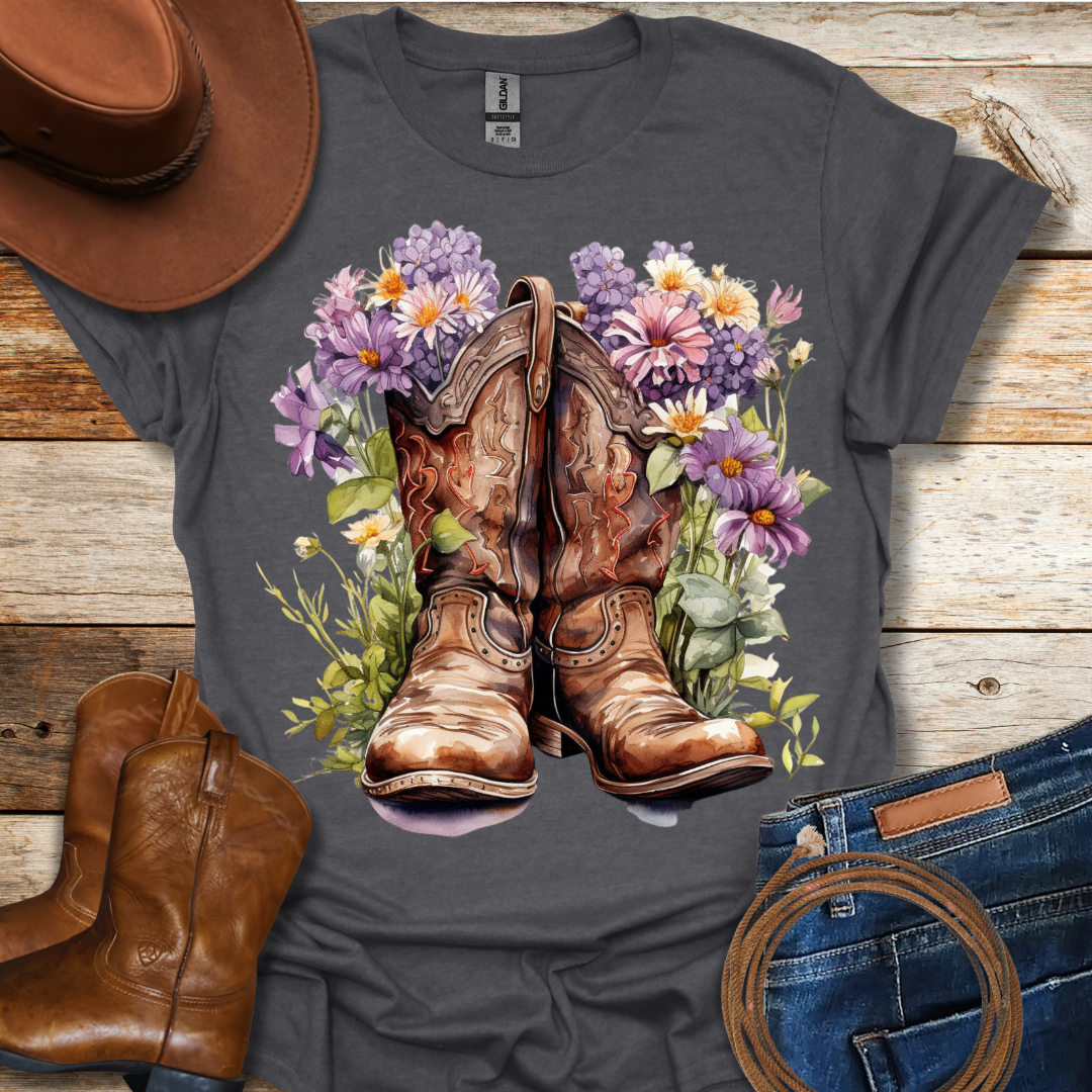 Clematis Boots T-Shirt