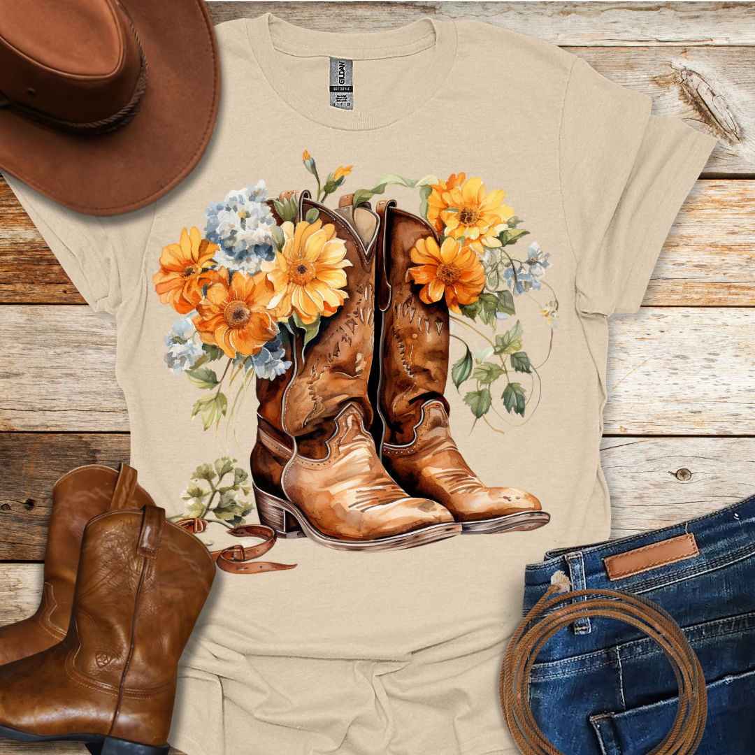 Marigold Boots T-Shirt
