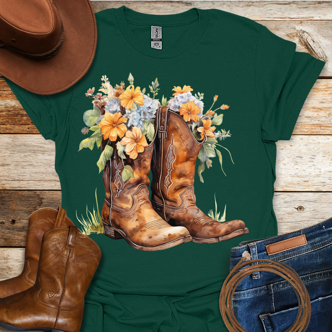 Purslane Boots T-Shirt