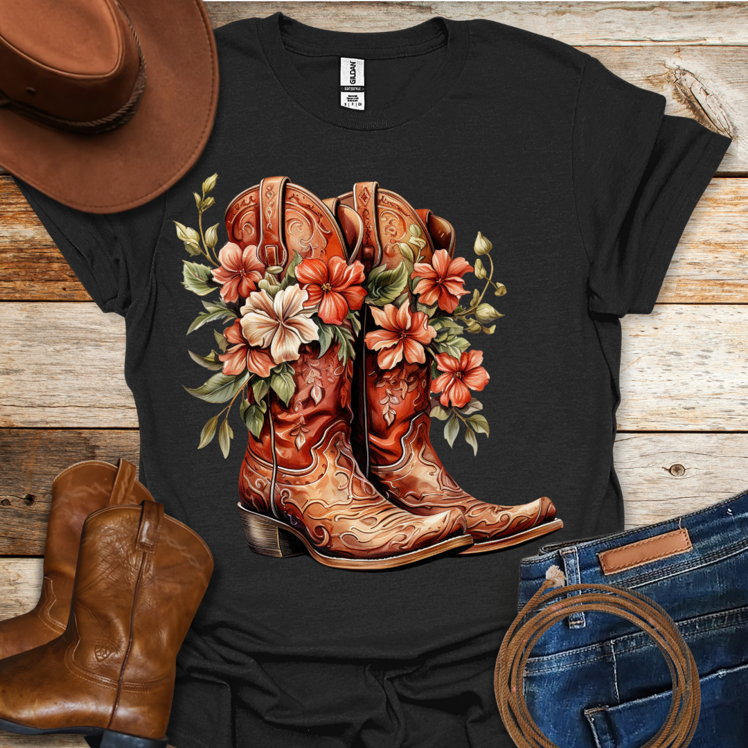 Worn Begonia Boots T-Shirt