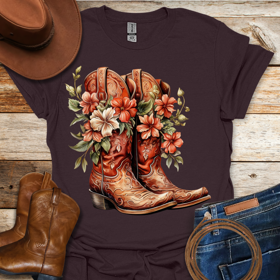 Worn Begonia Boots T-Shirt