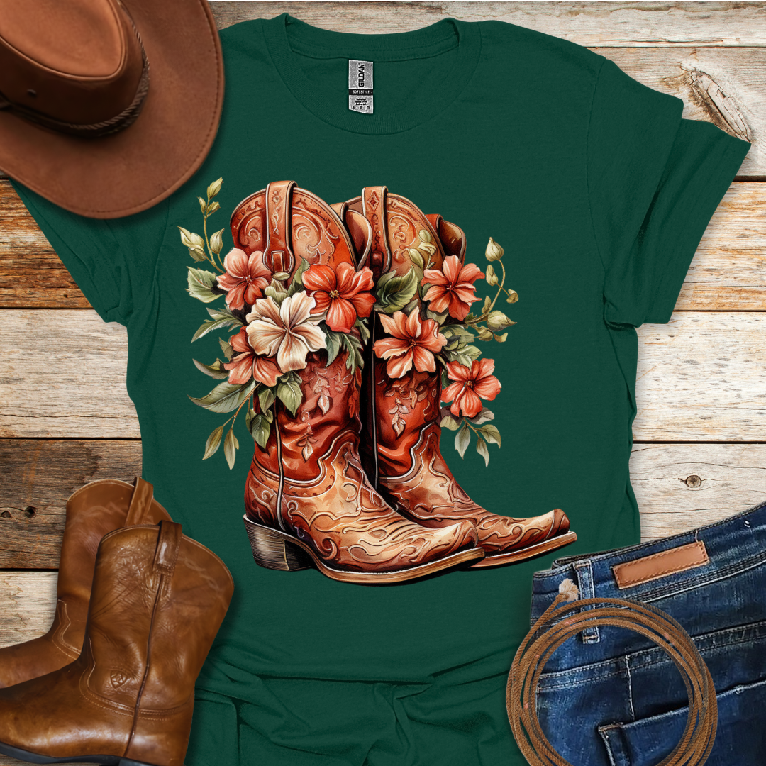 Worn Begonia Boots T-Shirt