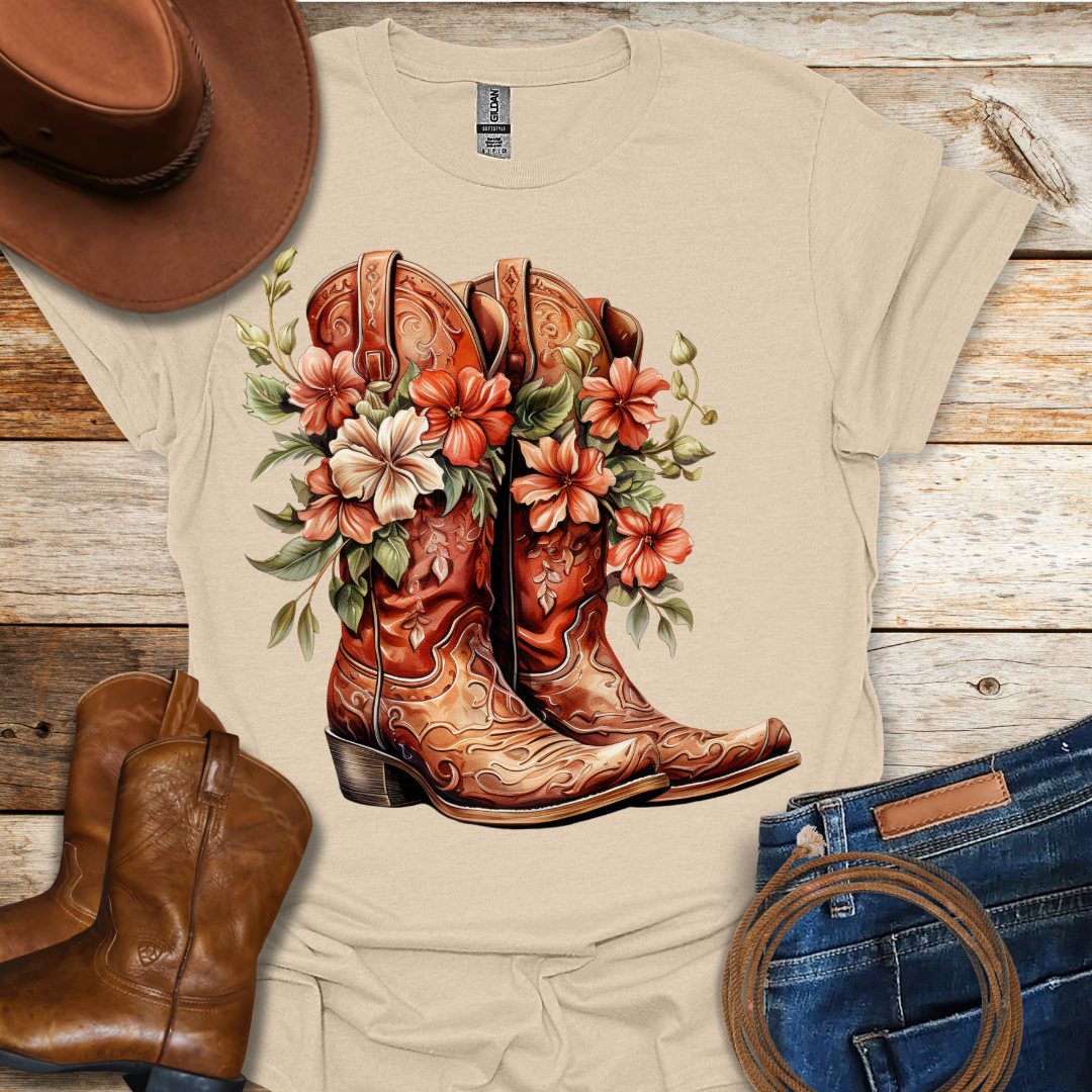 Worn Begonia Boots T-Shirt