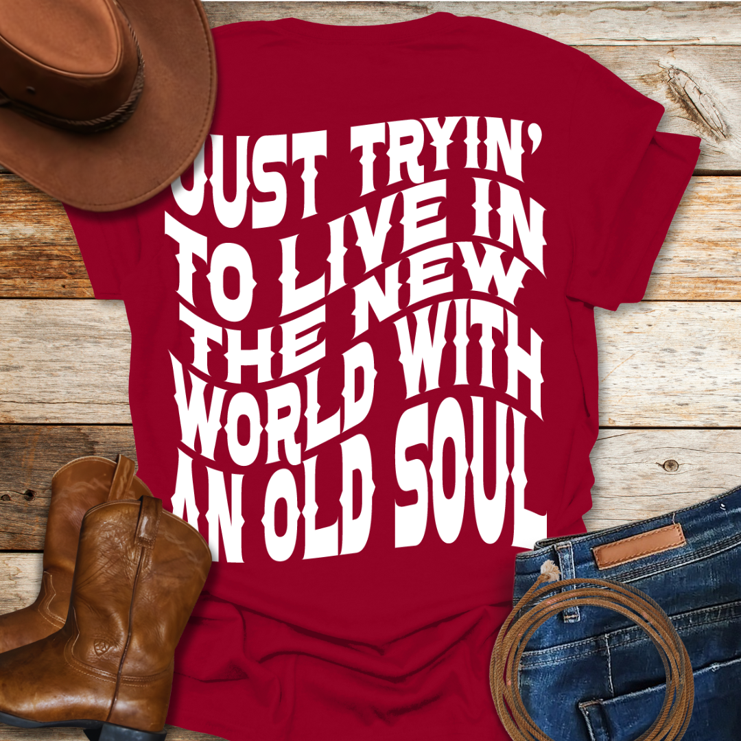 An Old Soul T-Shirt (Back Print)