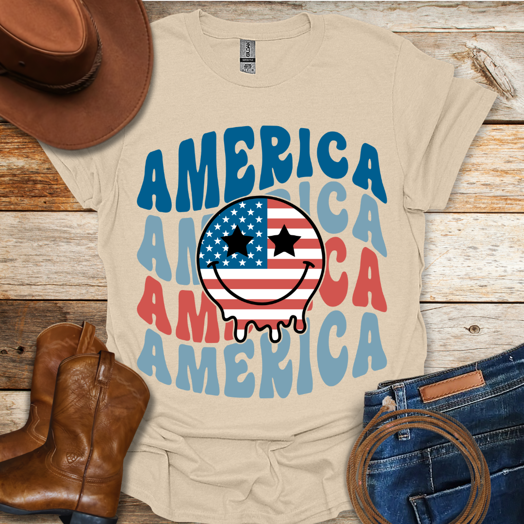 Smiley USA T-Shirt