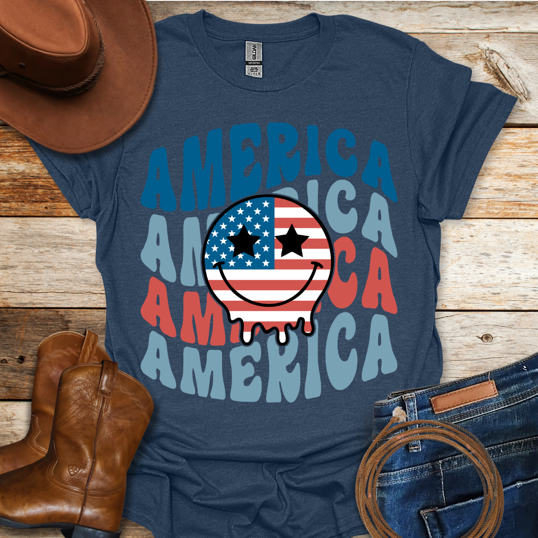 Smiley USA T-Shirt