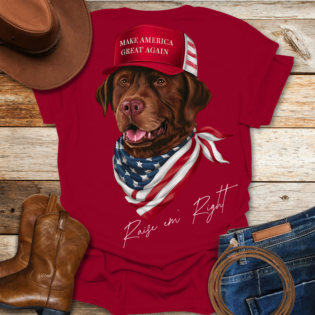 MAGA Chocolate Lab T-Shirt