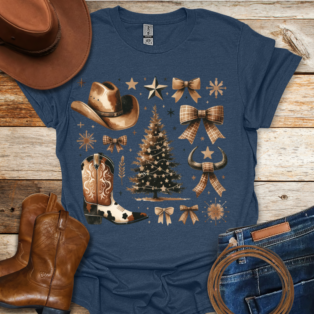 Western Christmas T-Shirt