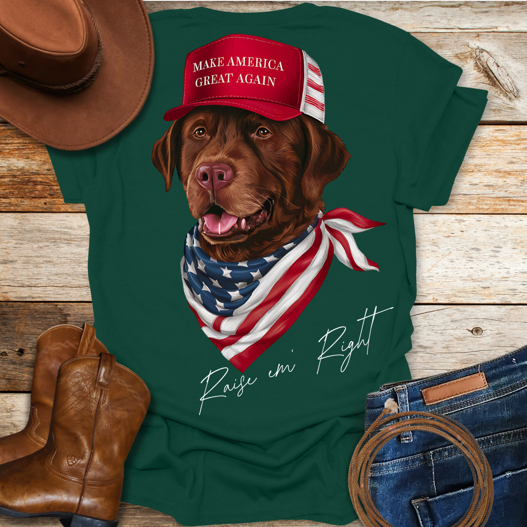 MAGA Chocolate Lab T-Shirt