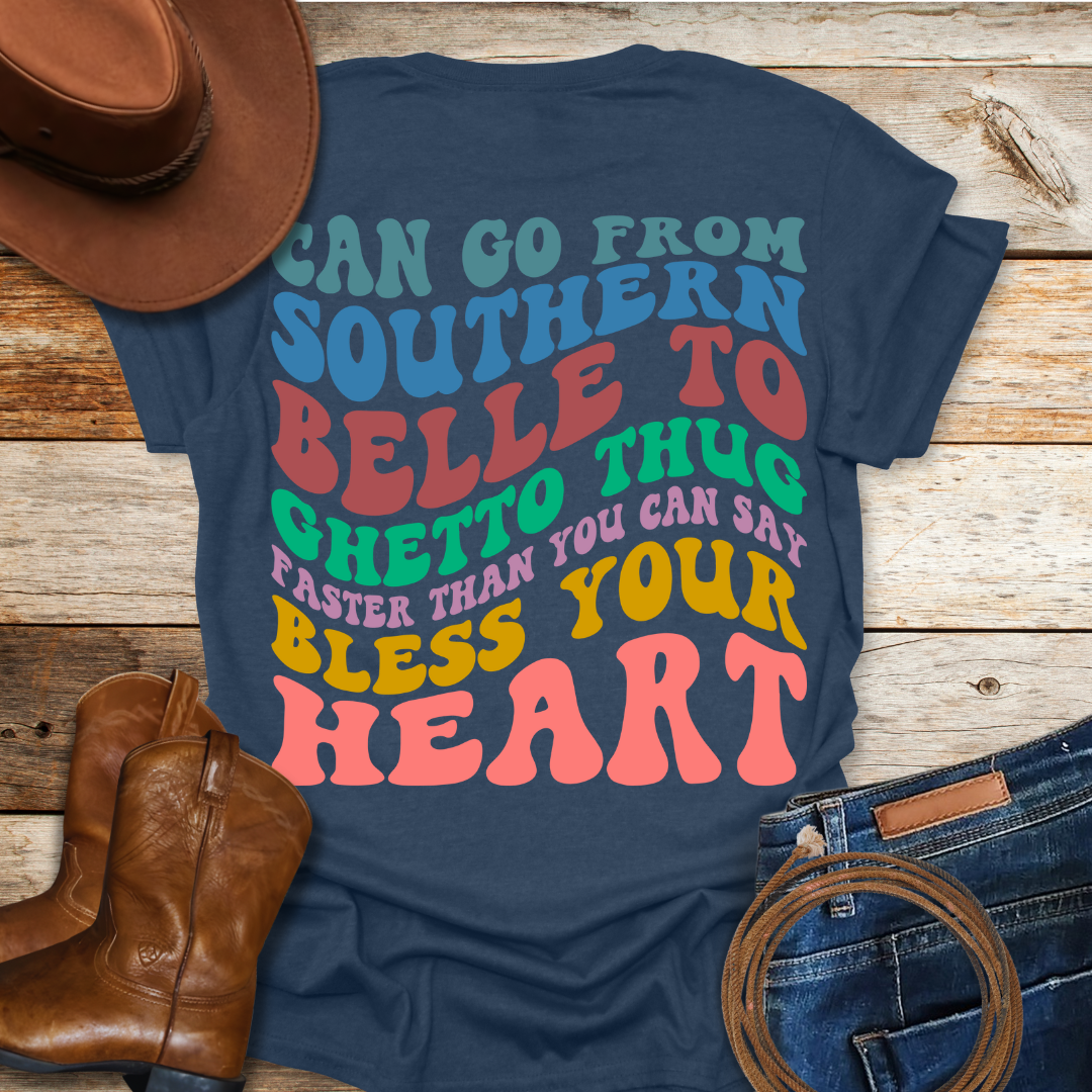 Blessed Southern Belle T-Shirt (Colored ver.)