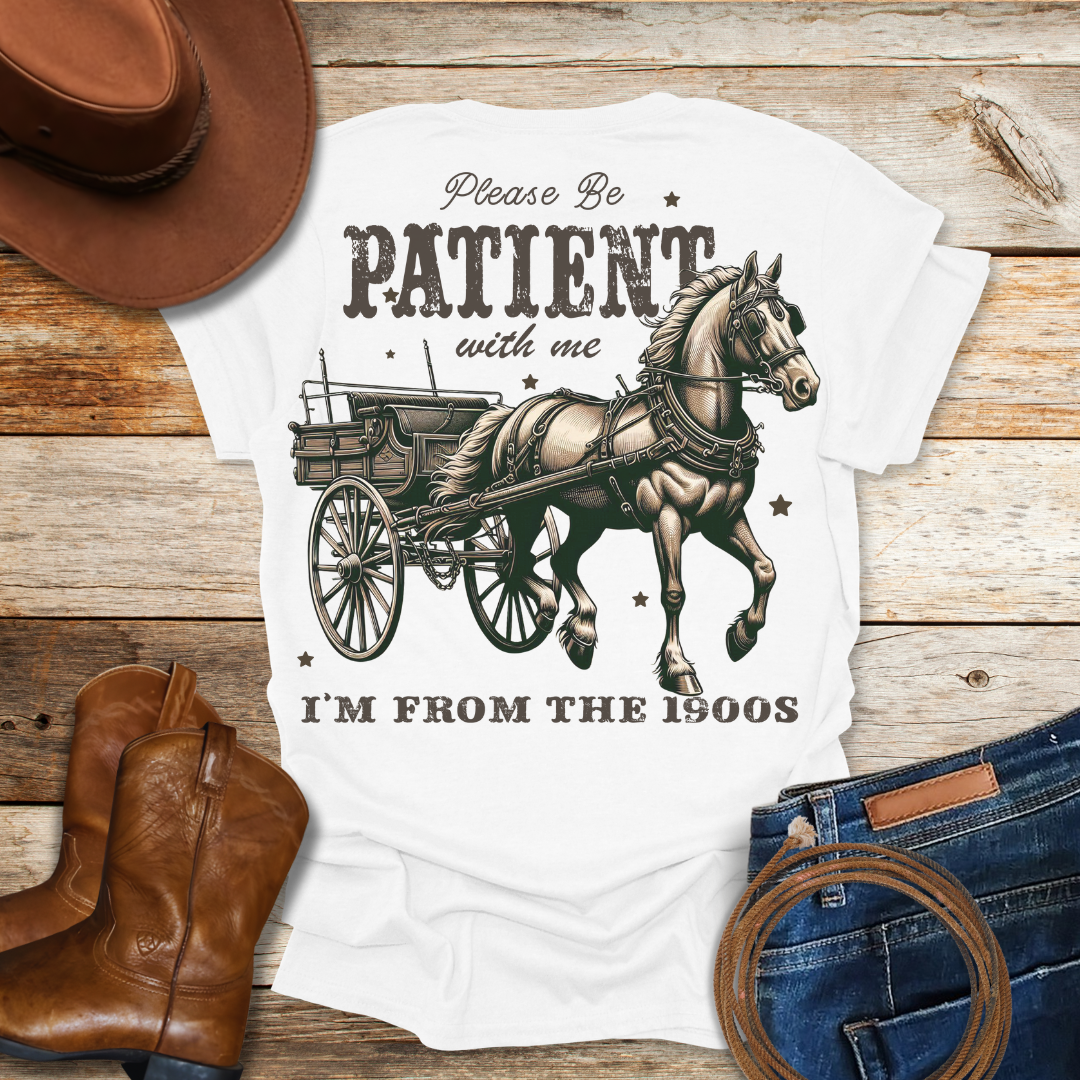 Patient With Me T-Shirt (Back Print)