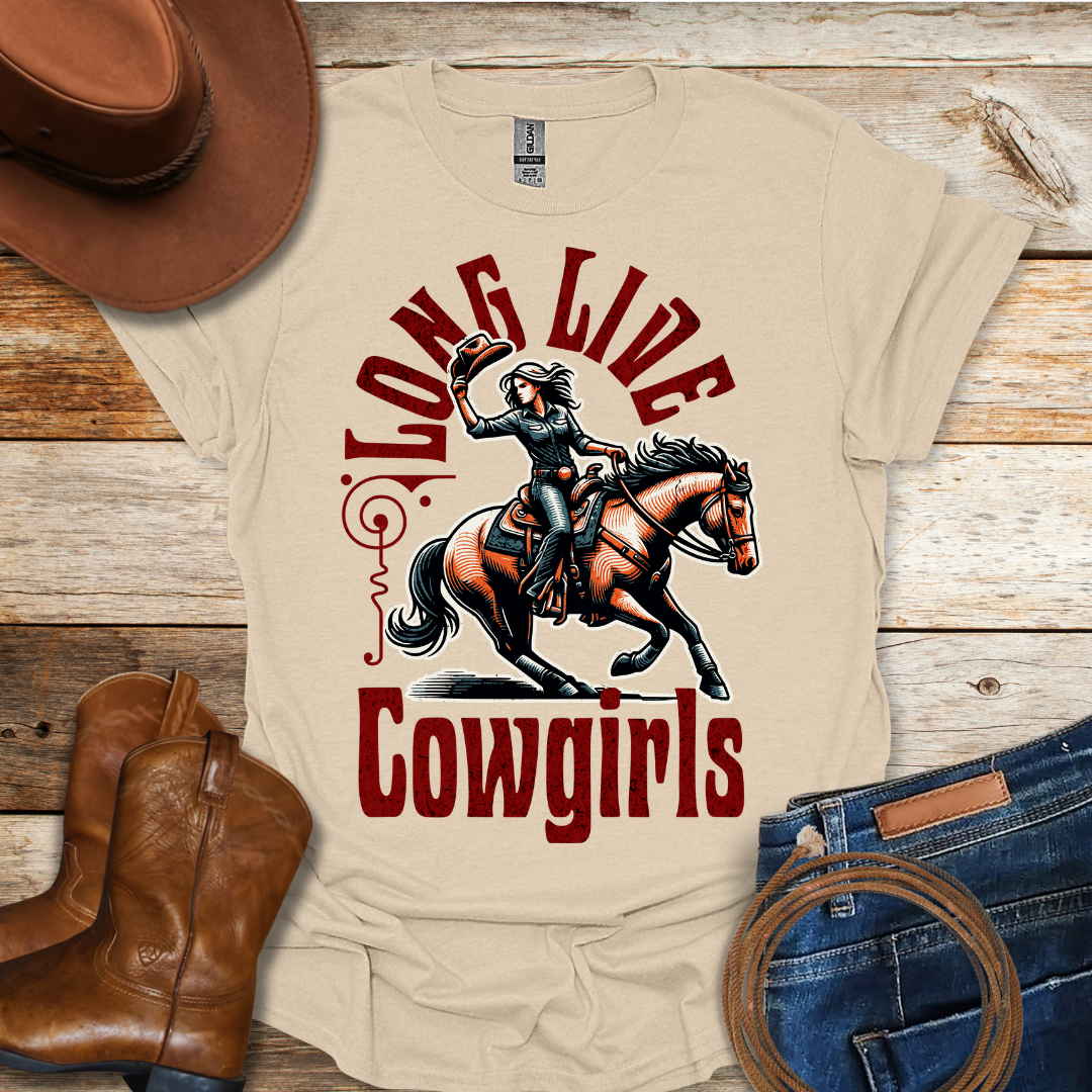 Riding Cowgirl T-Shirt