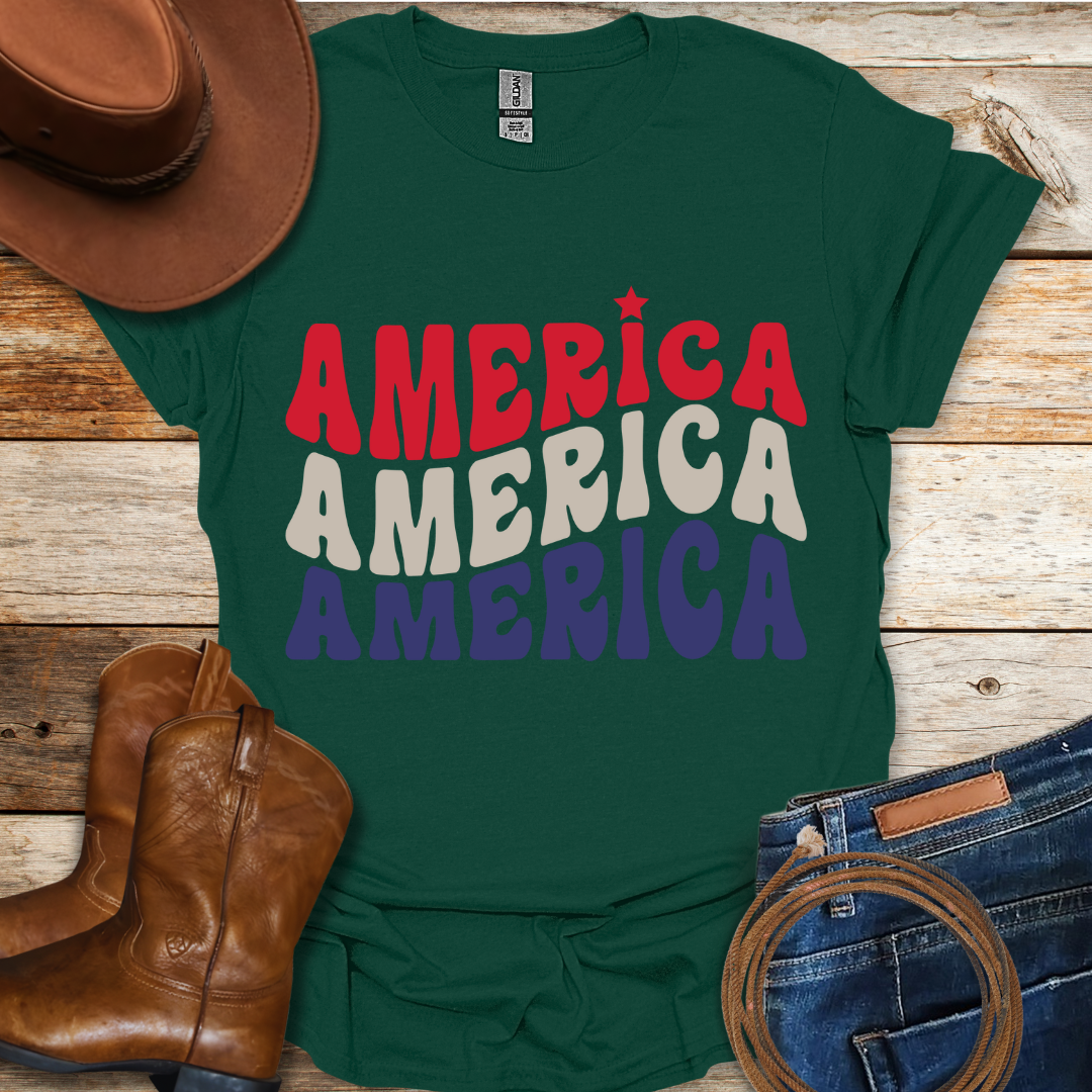 Wavy America T-Shirt