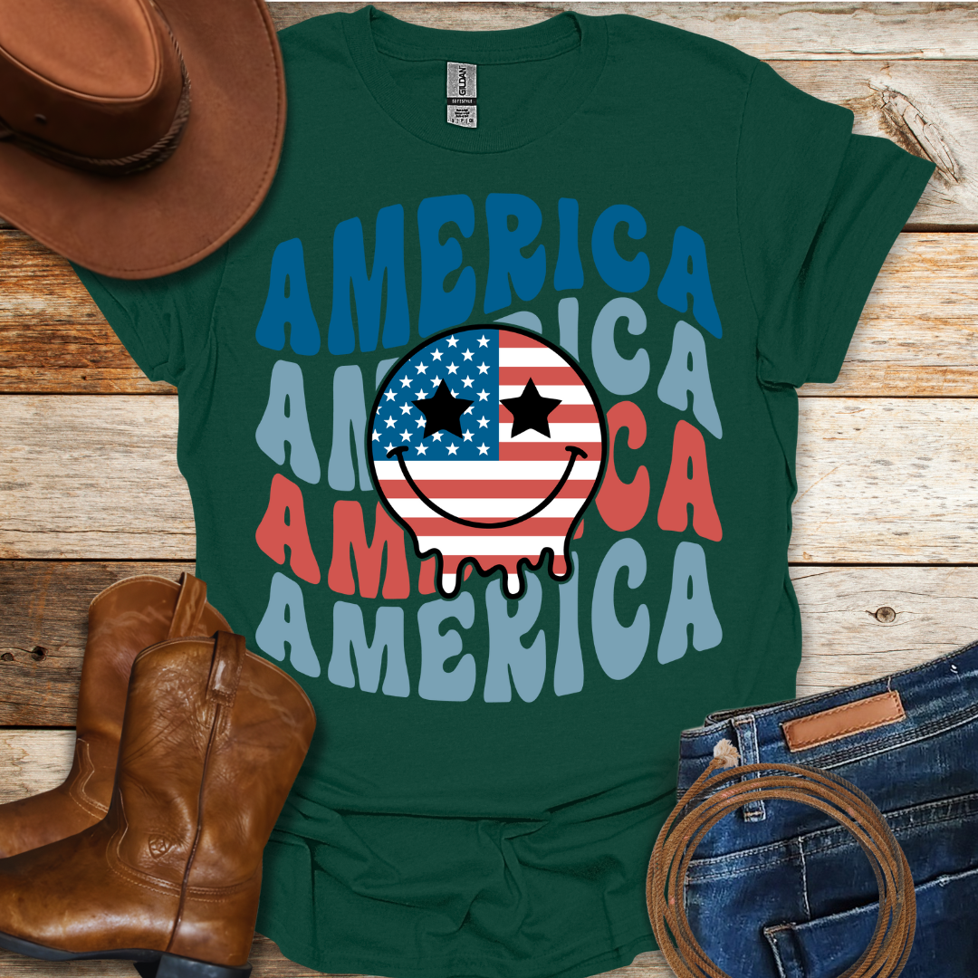 Smiley USA T-Shirt