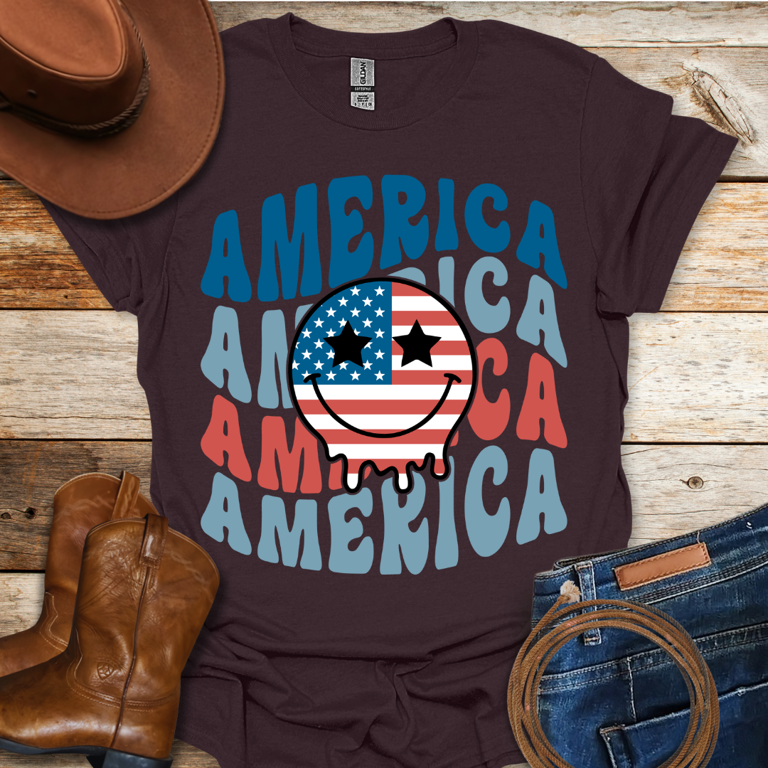 Smiley USA T-Shirt