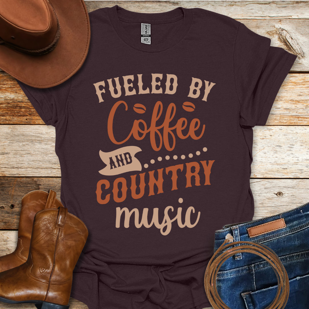 Coffee & Country Music T-Shirt