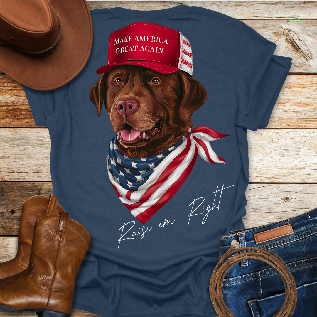 MAGA Chocolate Lab T-Shirt