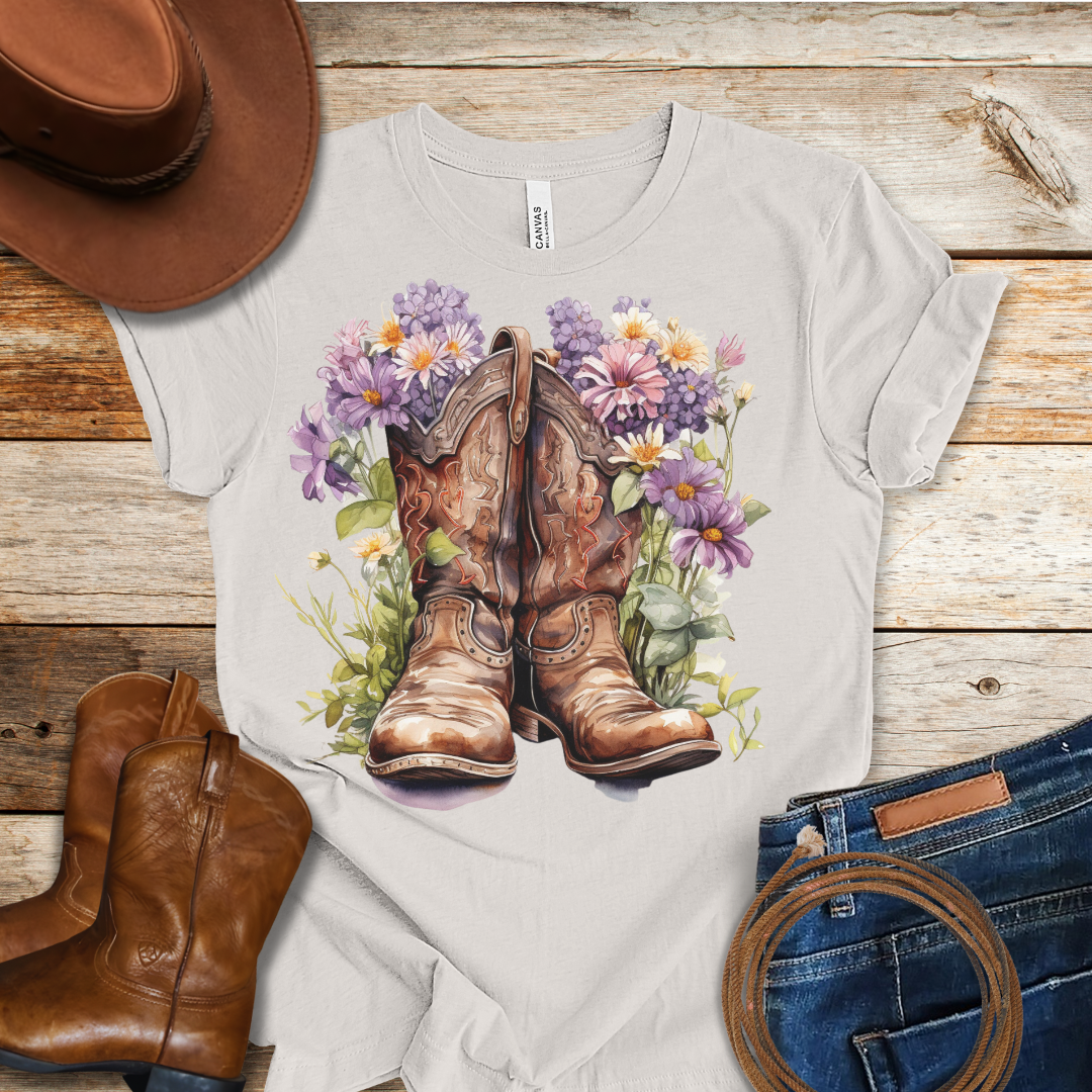 Clematis Boots T-Shirt