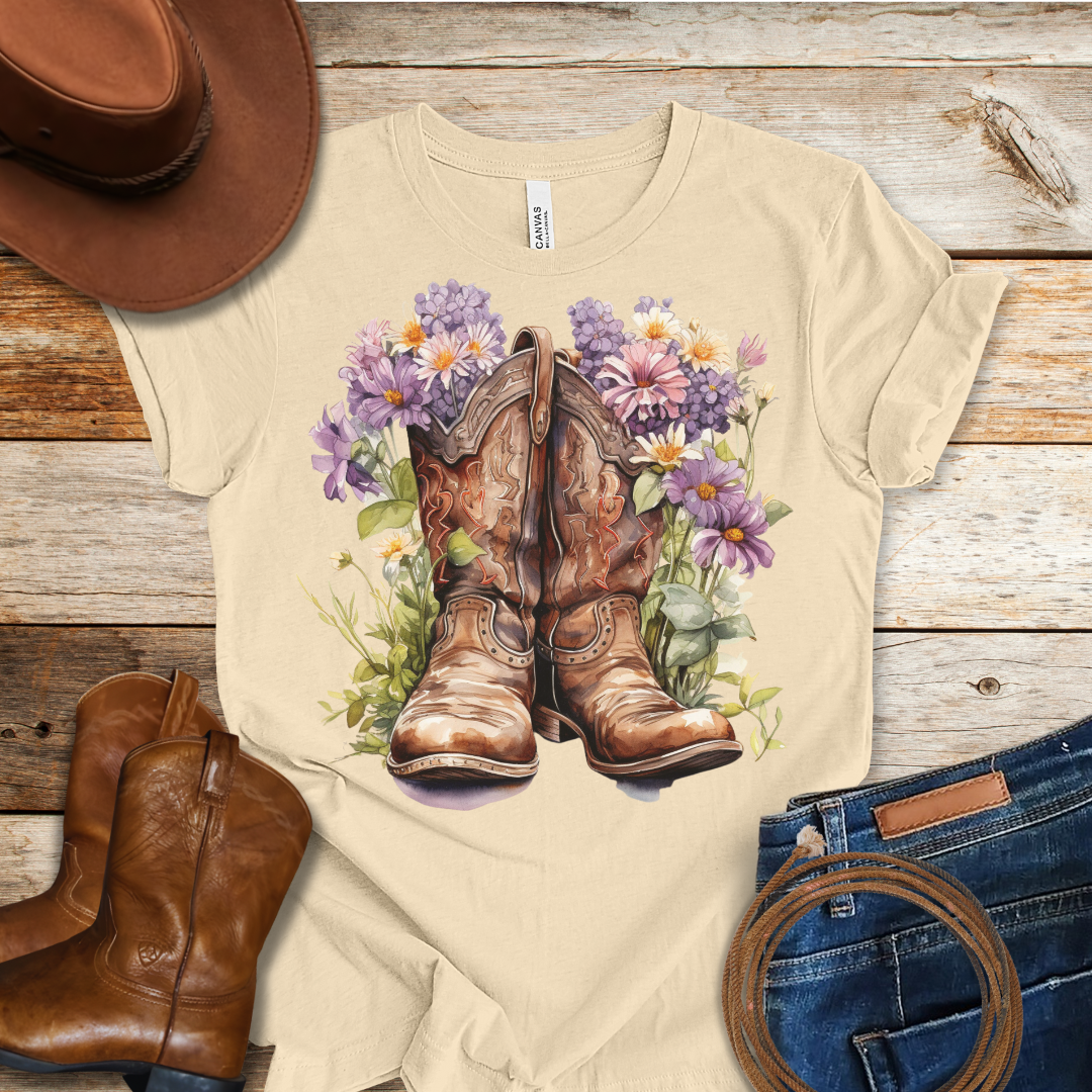 Clematis Boots T-Shirt