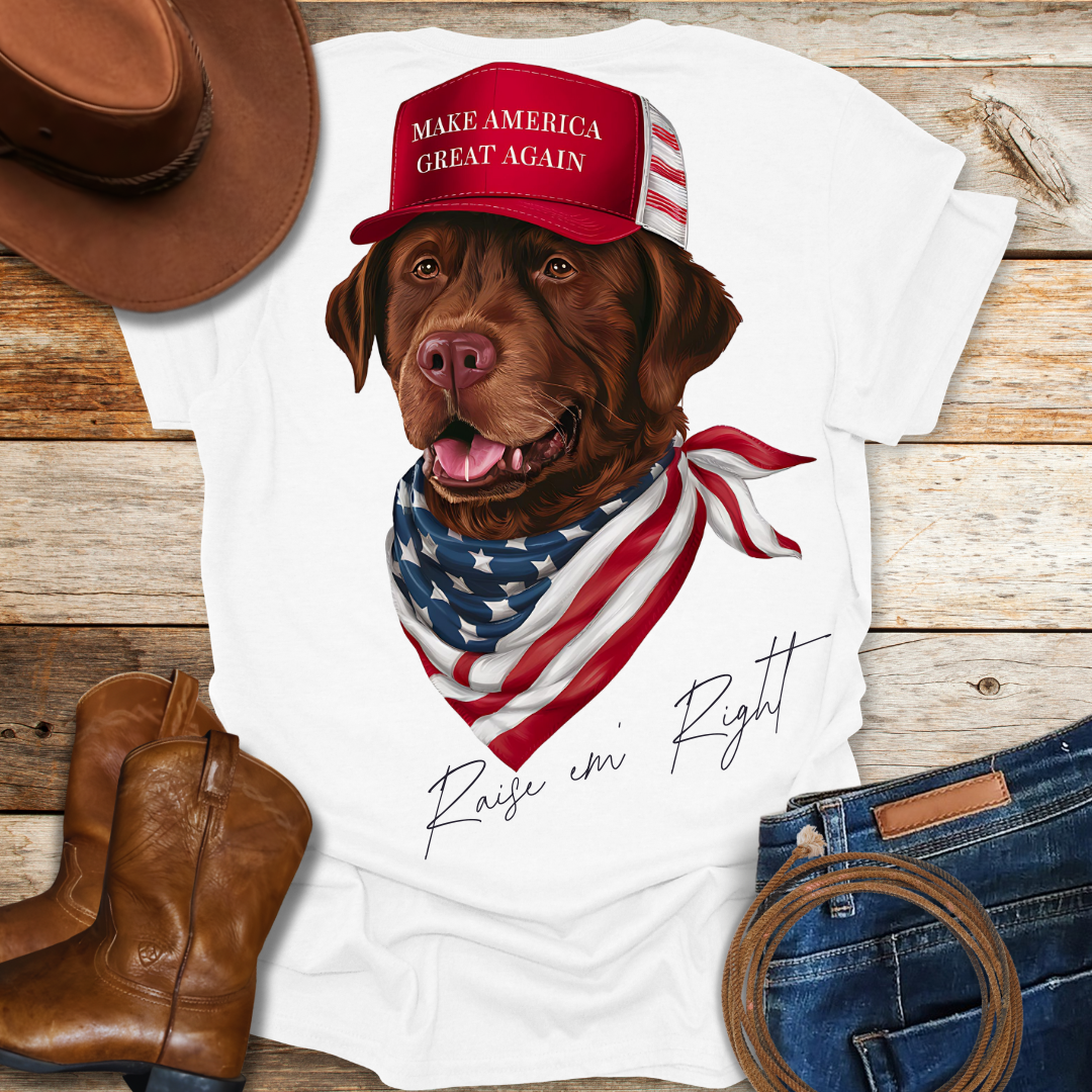 MAGA Chocolate Lab T-Shirt