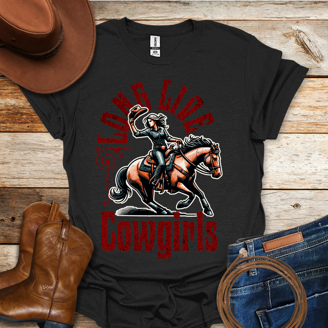 Riding Cowgirl T-Shirt