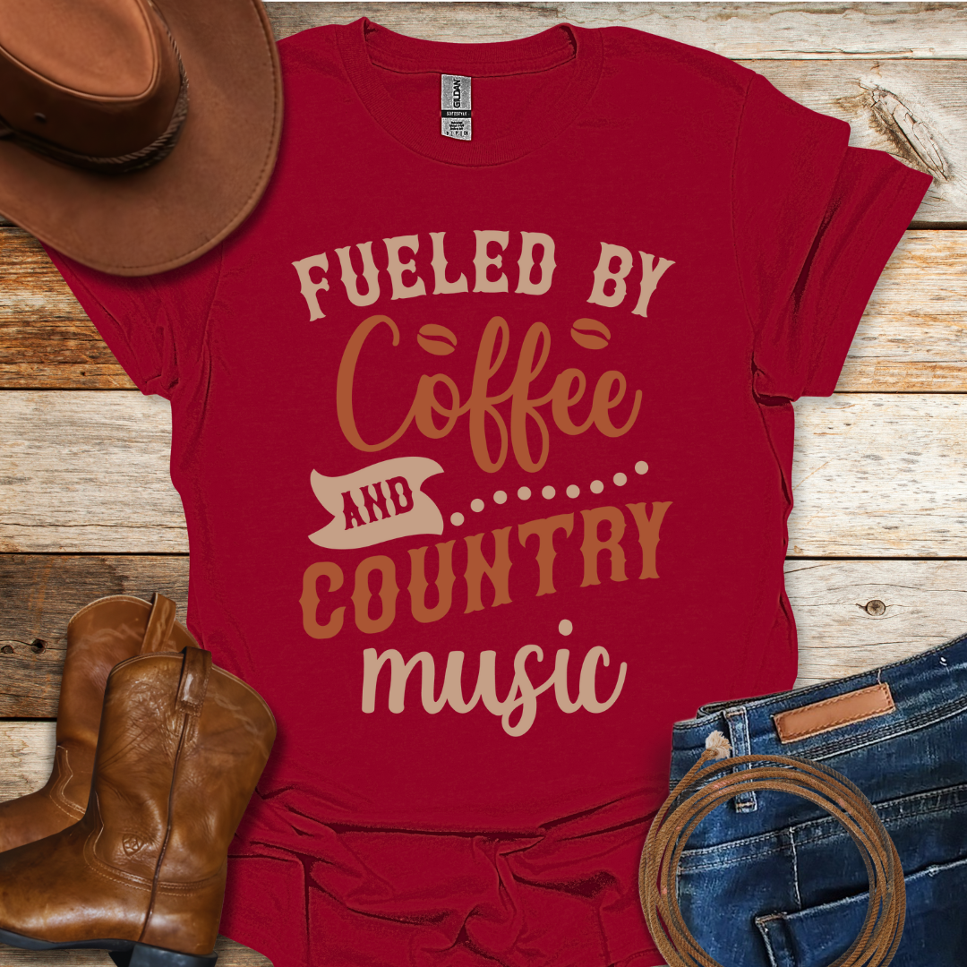 Coffee & Country Music T-Shirt