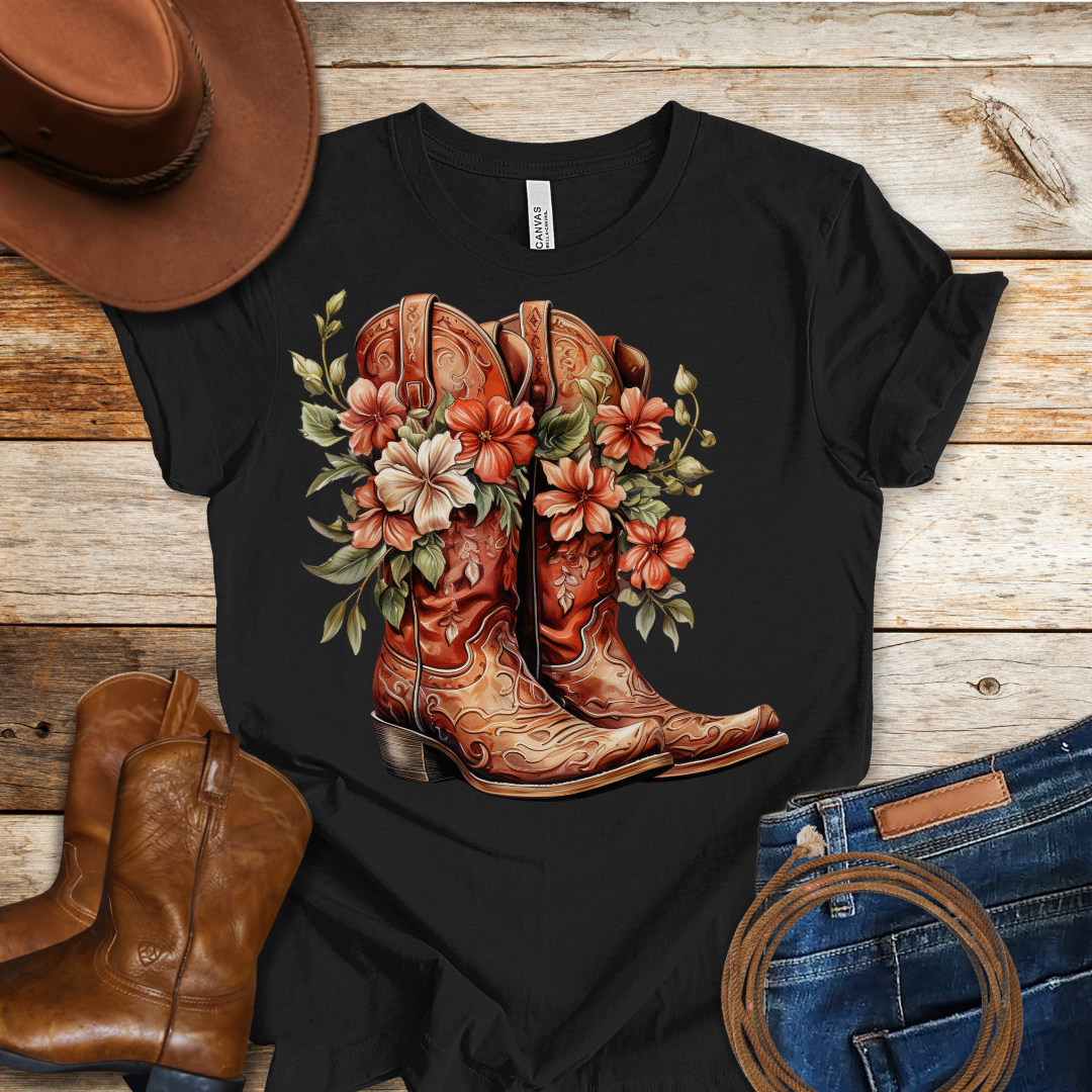 Worn Begonia Boots T-Shirt