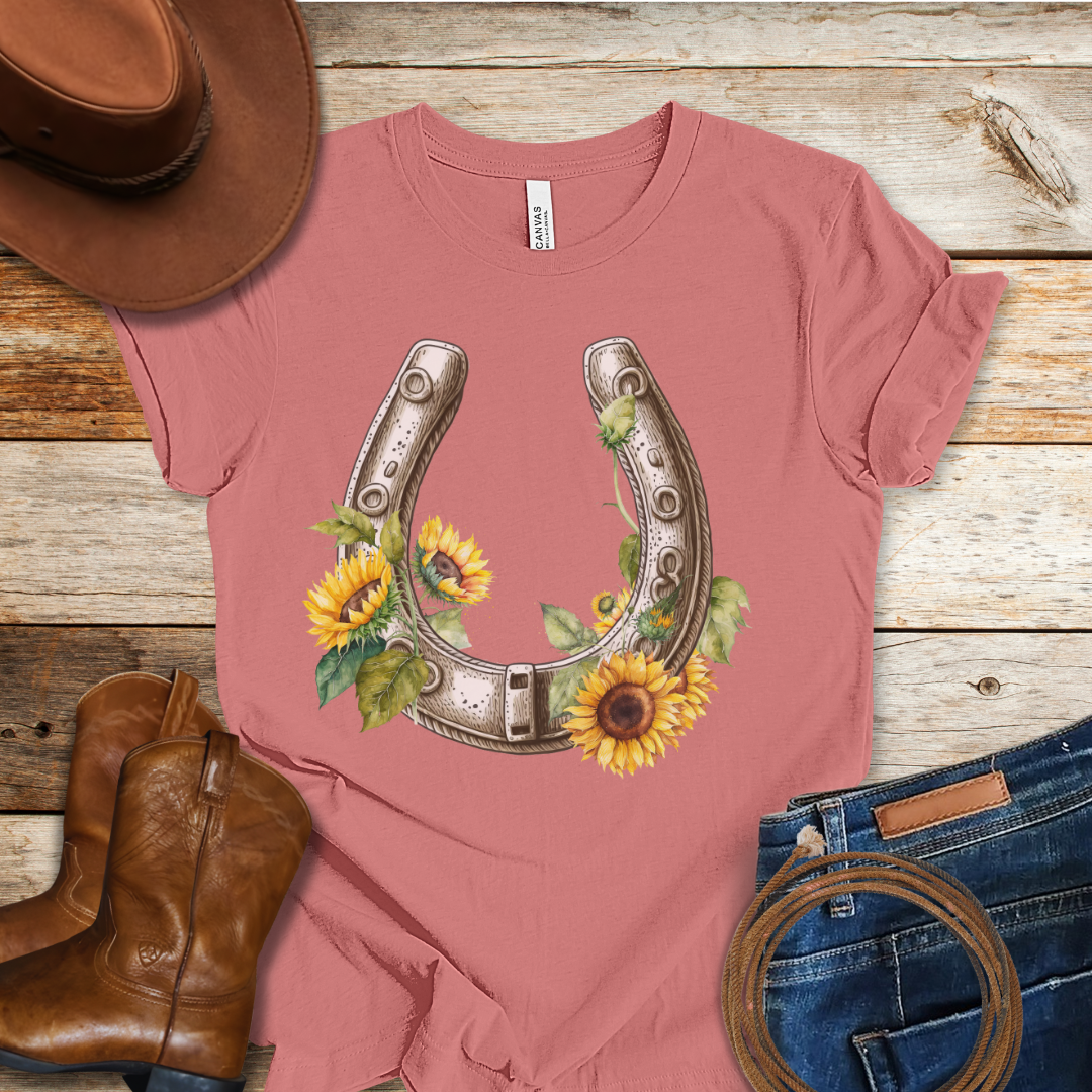 Horseshoes & Daisies T-Shirt