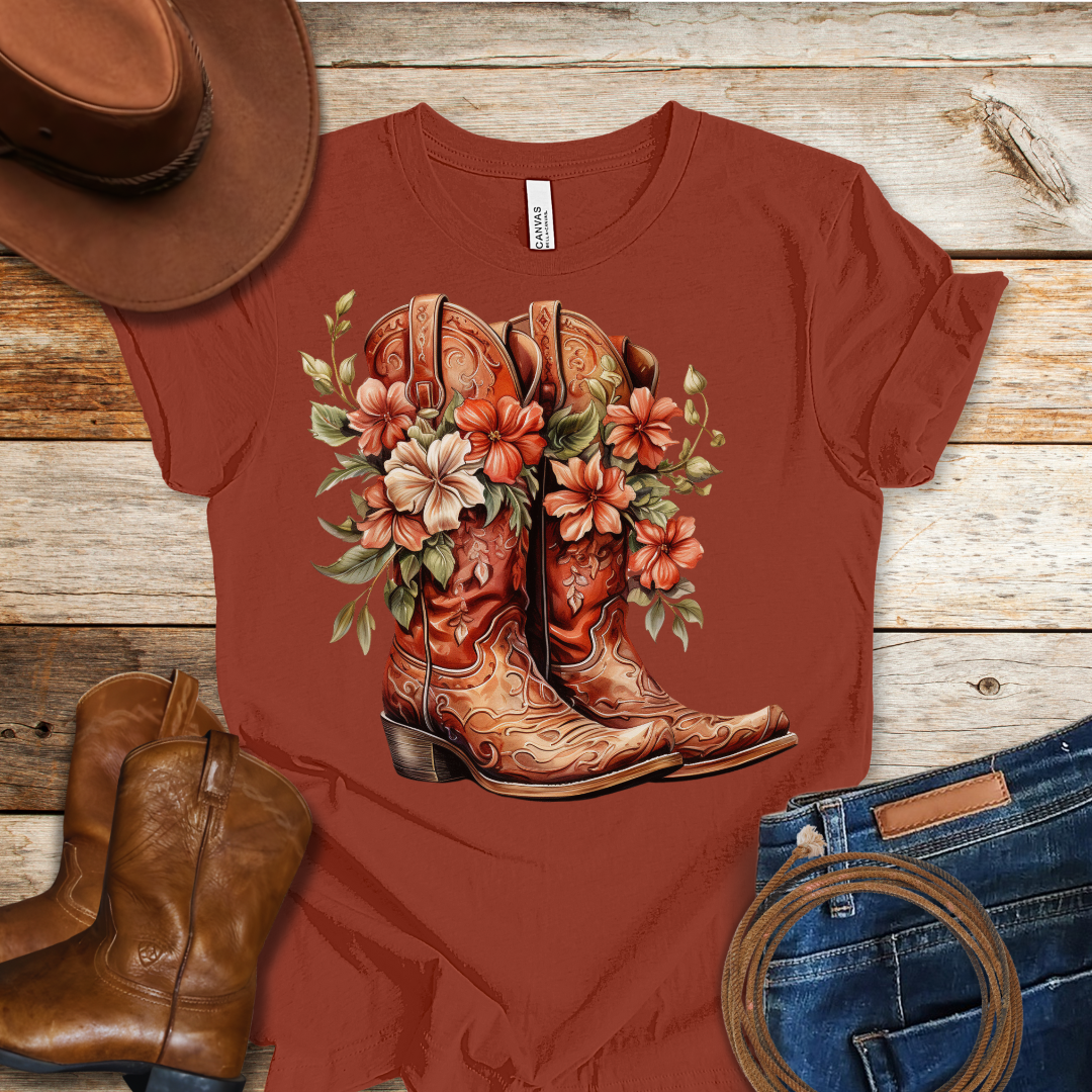 Worn Begonia Boots T-Shirt