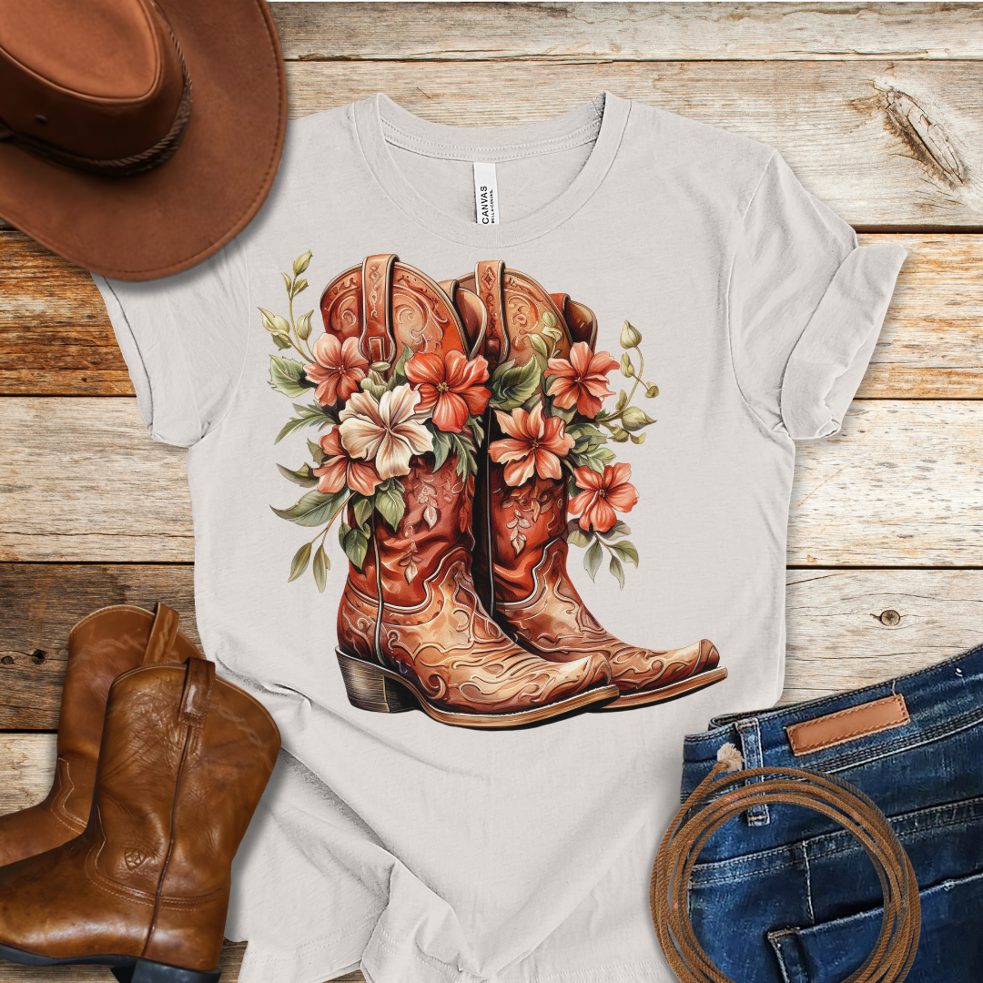 Worn Begonia Boots T-Shirt