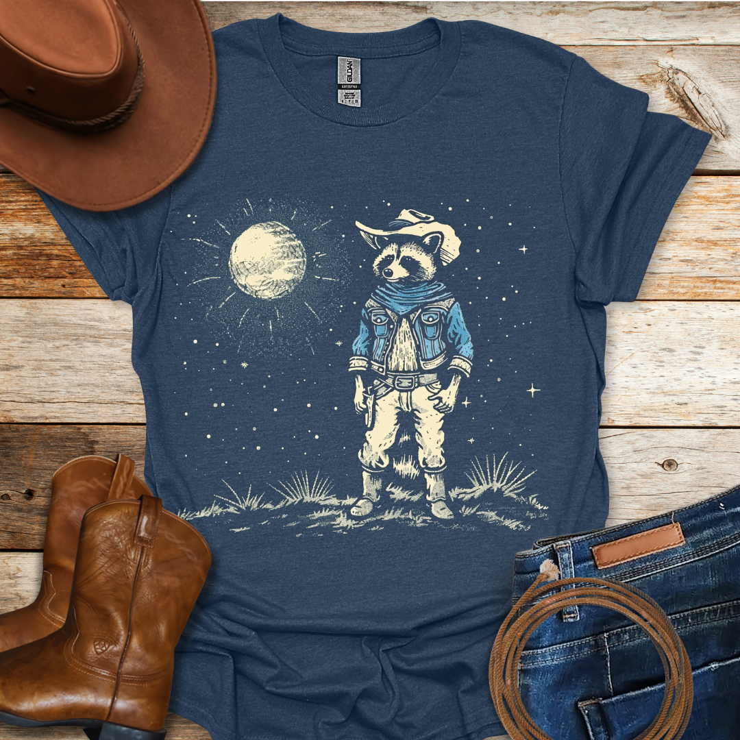 Racoon Cowboy T-Shirt
