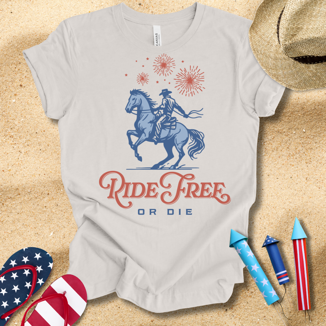 Ride Free T-Shirt ( Blue Ver. )
