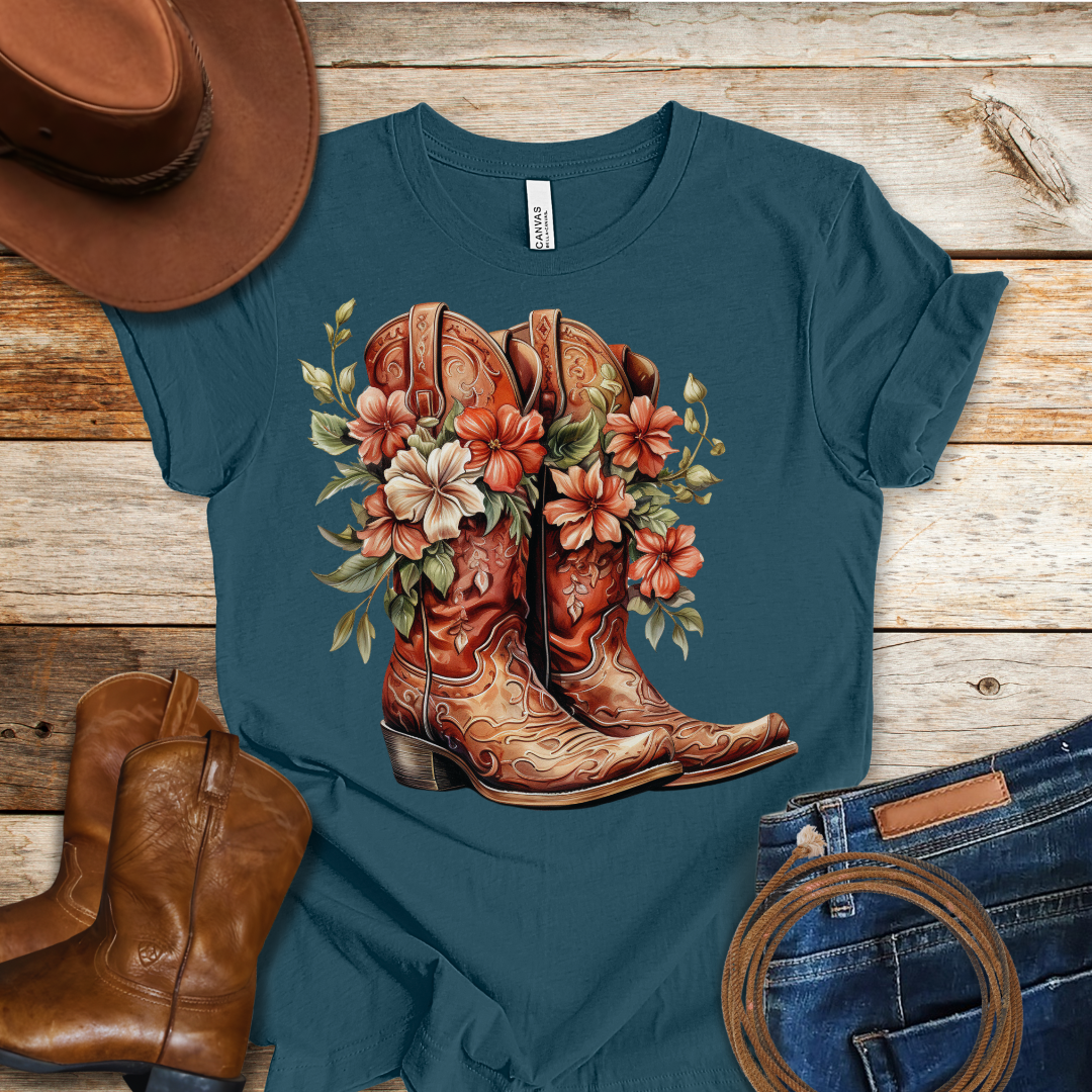Worn Begonia Boots T-Shirt