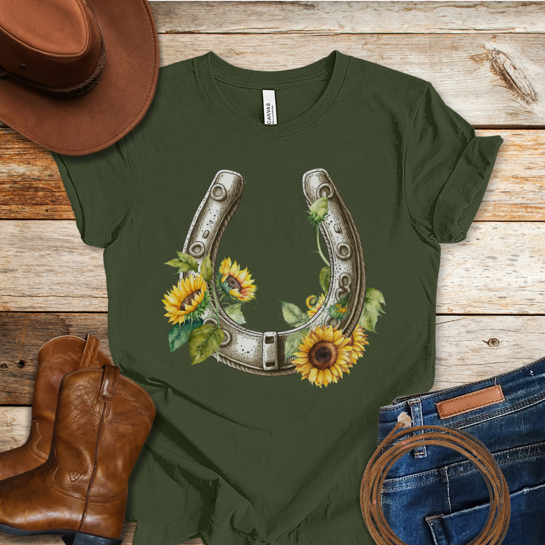 Horseshoes & Daisies T-Shirt