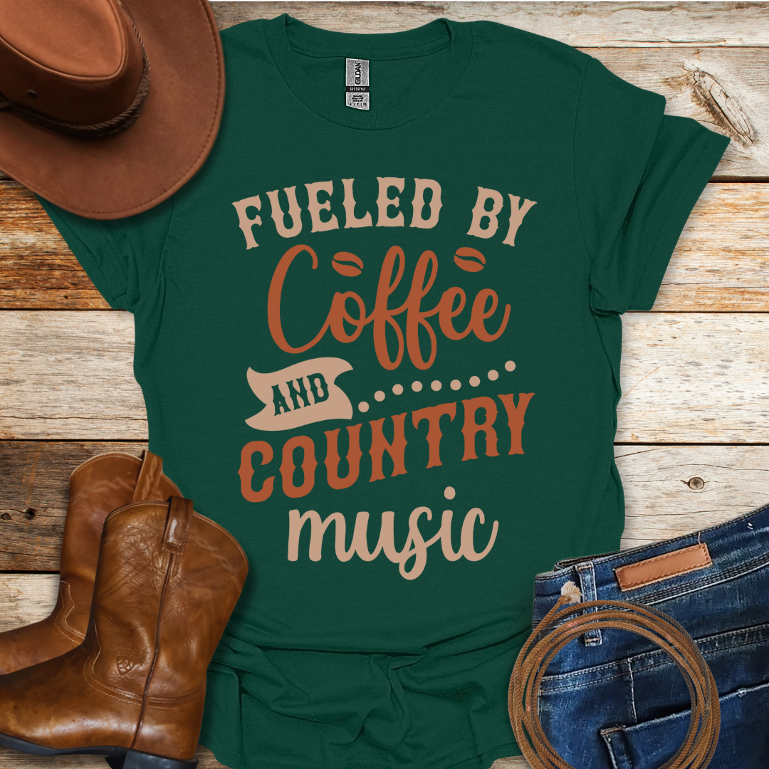 Coffee & Country Music T-Shirt