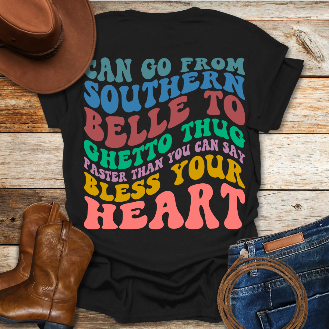 Blessed Southern Belle T-Shirt (Colored ver.)