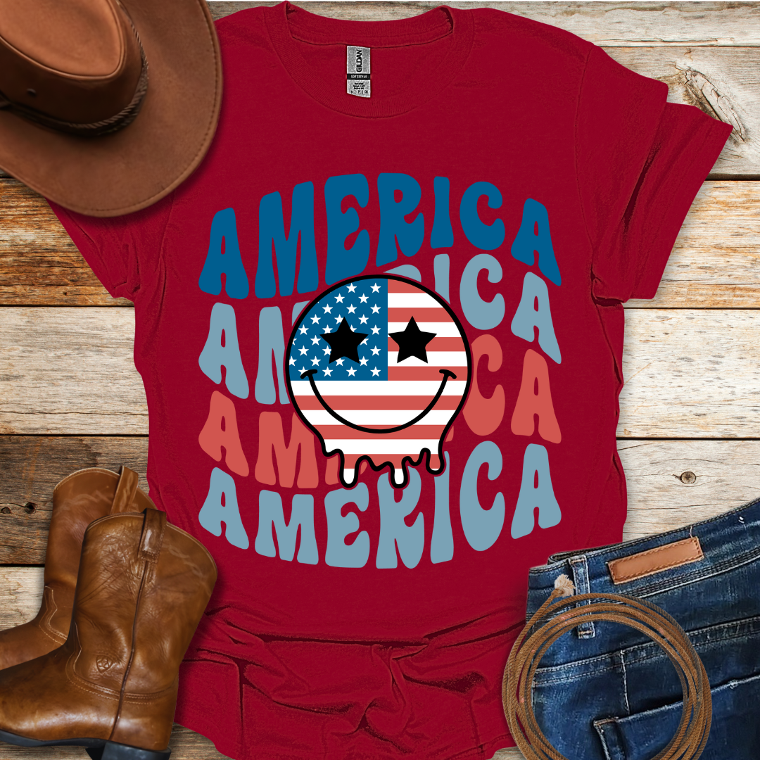 Smiley USA T-Shirt