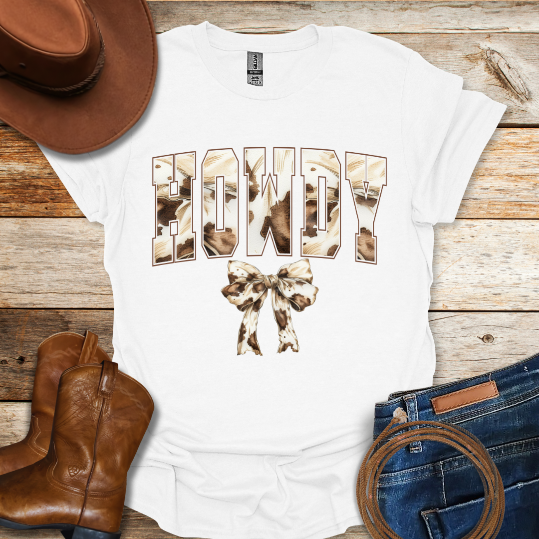 Howdy T-Shirt (cow skin)