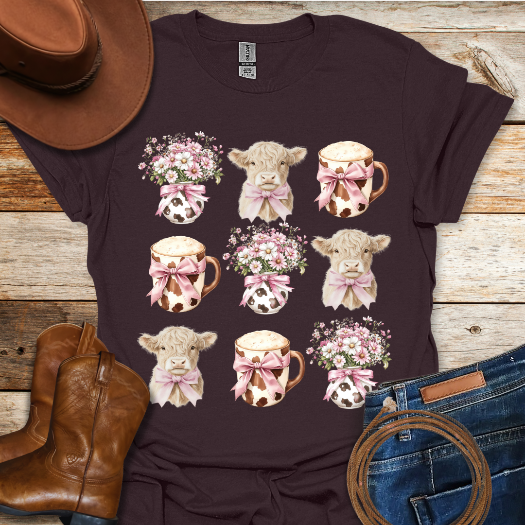 Highland Cow Shake T-Shirt