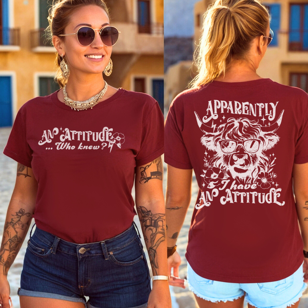 Attitude T-Shirt (Front & Back)